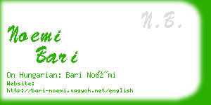 noemi bari business card